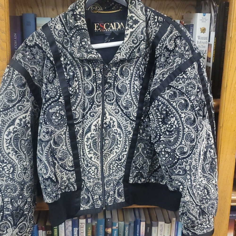 Vintage Escada 80-s Velour Jacket